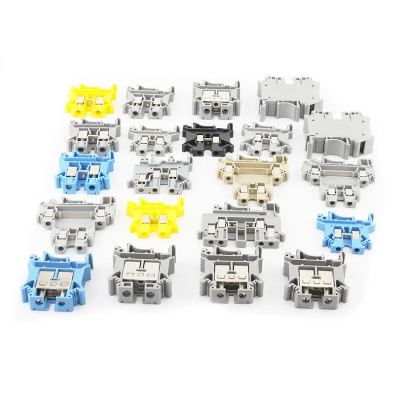 Ano ang mga katangian ng screw-type DIN rail terminal blocks?